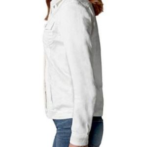 Buffalo David Bitton Jackets & Coats - NEW Buffalo Ladies' White Knit Denim Jacket Small Buffalo David Bitton Jackets & Coats - NEW Buffalo Ladies' White Knit Denim Jacket Small